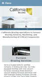 Mobile Screenshot of californiabrazing.com